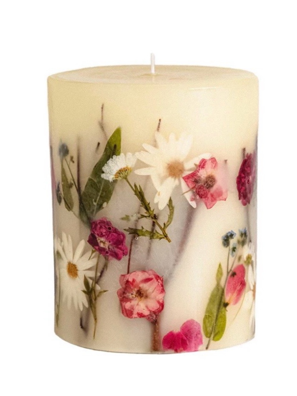 Rosy Rings NWOT Apricot Rose Pillar Candle - Apricot Rose - Picture 5 of 6